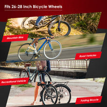 Load image into Gallery viewer, Gymax Foldable Bike Trainer Stand Cycling Exercise Stand w/ 8 Resistance Levels