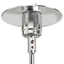 Load image into Gallery viewer, Gymax Patio 87 inches Tall Propane Heater 48,000 BTU W/Table & Wheels Silver