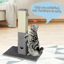 Load image into Gallery viewer, Gymax 31'' Tall Cat Scratching Post Claw Scratcher w/ Sisal Rope & 2 plush Ball