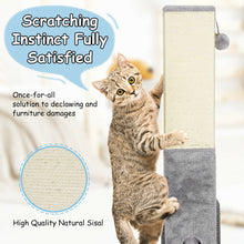 Load image into Gallery viewer, Gymax 31'' Tall Cat Scratching Post Claw Scratcher w/ Sisal Rope & 2 plush Ball