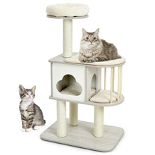 Load image into Gallery viewer, Gymax 46'' Modern Wooden Cat Tree with Platform & Washable Cushions for Cats & Kittens