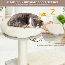 Load image into Gallery viewer, Gymax 46'' Modern Wooden Cat Tree with Platform & Washable Cushions for Cats & Kittens