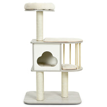 Load image into Gallery viewer, Gymax 46'' Modern Wooden Cat Tree with Platform & Washable Cushions for Cats & Kittens