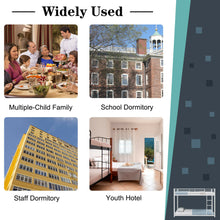 Load image into Gallery viewer, Gymax Twin Over Twin Bunk Bed Frame Platform W/Guard Rails & Side Ladder White