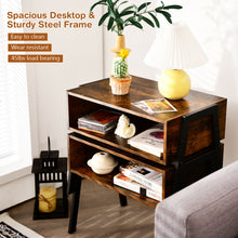 Load image into Gallery viewer, Gymax Stackable End Table Night Stand Bedside Table Shelf Accent Table