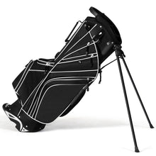 Load image into Gallery viewer, Gymax Golf Stand Bag 6 Way Divider Golf Carry Bag w/ Straps & 7 Storage Pockets