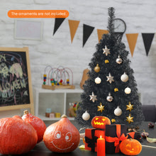 Load image into Gallery viewer, Gymax 3 Ft Un-lit Black Halloween Tree Artificial Tabletop Christmas Tree