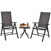 Load image into Gallery viewer, Gymax Set of 4 Folding Patio Dining Chair Camping Chair w/ Adjustable Backrest