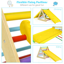 Load image into Gallery viewer, Gymax 5 in 1 Toddler Playing Set Kids Climbing Triangle & Cube Play Equipment