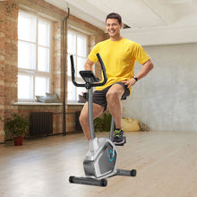 Load image into Gallery viewer, Gymax Magnetic Upright Exercise Bike Cycling Bike W/Pulse Sensor 8-Level Fitness