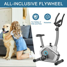 Load image into Gallery viewer, Gymax Magnetic Upright Exercise Bike Cycling Bike W/Pulse Sensor 8-Level Fitness