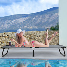 Load image into Gallery viewer, Gymax Portable Camping Cot Outdoor Folding Sleeping Bed for Traveling Hiking