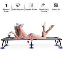 Load image into Gallery viewer, Gymax Portable Camping Cot Outdoor Folding Sleeping Bed for Traveling Hiking