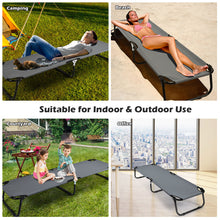 Load image into Gallery viewer, Gymax Portable Camping Cot Outdoor Folding Sleeping Bed for Traveling Hiking