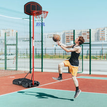 Load image into Gallery viewer, Gymax Adjustable Basketball Hoop System Stand Portable W/2 Wheels Fillable Base
