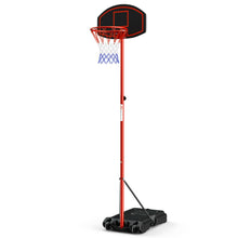 Load image into Gallery viewer, Gymax Adjustable Basketball Hoop System Stand Portable W/2 Wheels Fillable Base