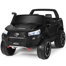 Load image into Gallery viewer, Gymax 24V Licensed Toyota Hilux Ride On Truck Car 2-Seater 4WD w/ Remote Painted Black