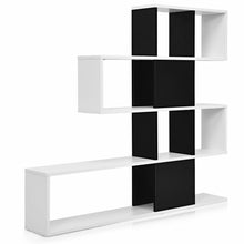 Load image into Gallery viewer, Gymax 5-Tier Bookshelf Corner Ladder Bookcase Display Storage Rack