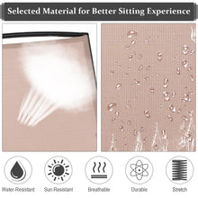 Load image into Gallery viewer, Gymax Patio 2-Person Glider Rocking Char Loveseat Garden w/ Tempered Glass Table Brown