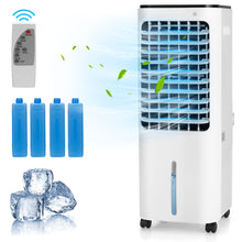 Load image into Gallery viewer, Gymax Evaporative Cooler Portable Air Cooler w/ 4 Ice Boxes & Remote Control