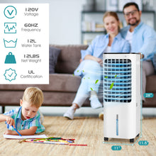 Load image into Gallery viewer, Gymax Evaporative Cooler Portable Air Cooler w/ 4 Ice Boxes & Remote Control