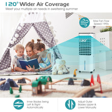 Load image into Gallery viewer, Gymax Evaporative Cooler Portable Air Cooler w/ 4 Ice Boxes & Remote Control