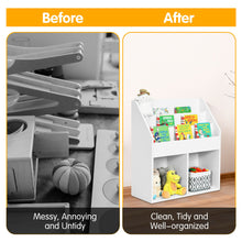 Load image into Gallery viewer, Gymax Kids Wooden Bookshelf Bookcase Children Toy Storage Cabinet Organizer