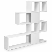 Load image into Gallery viewer, Gymax 5-Tier Bookshelf Corner Ladder Bookcase Display Storage Rack White
