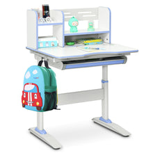Load image into Gallery viewer, Gymax Kids Writing Desk Student Study Table Height Adjustable w/Tilt Desktop
