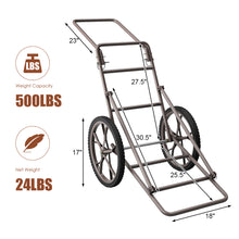 Load image into Gallery viewer, Gymax Folding Deer Game Cart Heavy-Duty Steel Hauler Utility Gear Dolly Cart