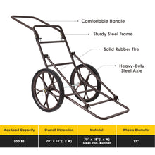Load image into Gallery viewer, Gymax Folding Deer Game Cart Heavy-Duty Steel Hauler Utility Gear Dolly Cart