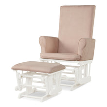 Load image into Gallery viewer, Gymax Glider and Ottoman Cushion Set Wooden Baby Nursery Rocking Chair