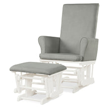 Load image into Gallery viewer, Gymax Glider and Ottoman Cushion Set Wooden Baby Nursery Rocking Chair