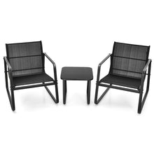 Load image into Gallery viewer, Gymax 3PCS Patio Bistro Set Conversation Furniture Set w/ Fast-Drying Fabric