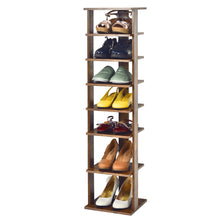 Load image into Gallery viewer, Gymax 7-Tier Vertical Shoe Rack Free Standing Storage Shelf Organizer Space Saving