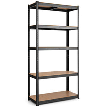 Load image into Gallery viewer, Gymax 30''x60'' Adjust 5 Level Garage Tool Shelf Storage 2000lbs Capacity Black