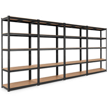 Load image into Gallery viewer, Gymax 30''x60'' Adjust 5 Level Garage Tool Shelf Storage 2000lbs Capacity Black