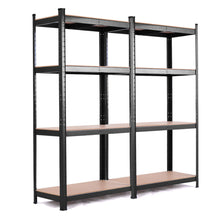 Load image into Gallery viewer, Gymax Adjustable Heavy Duty 4 Level Garage Tool Shelf Storage 1600lbs Black