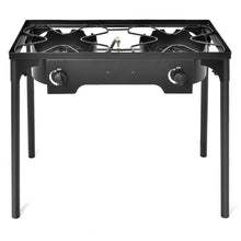 Load image into Gallery viewer, Gymax Outdoor 2-Burner Stove High Pressure Propane Gas Camp Stove 150,000 BTU