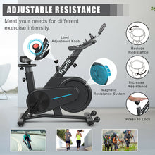 Load image into Gallery viewer, Gymax Magnetic Exercise Gym Bike Indoor Cycling Bike wAdjustable Seat Handle