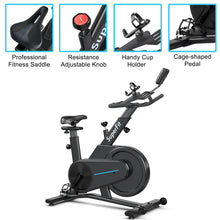 Load image into Gallery viewer, Gymax Magnetic Exercise Gym Bike Indoor Cycling Bike wAdjustable Seat Handle