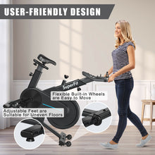 Load image into Gallery viewer, Gymax Magnetic Exercise Gym Bike Indoor Cycling Bike wAdjustable Seat Handle