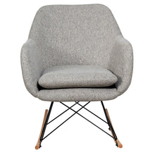 Load image into Gallery viewer, Gymax Set of 2 Accent Rocking Chair Upholstered Rocking Arm Chair w Cushion