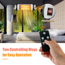 Load image into Gallery viewer, Gymax Wall-Mounted Electric Heater Patio Infrared Heater W Remote Control