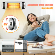 Load image into Gallery viewer, Gymax Wall-Mounted Electric Heater Patio Infrared Heater W Remote Control