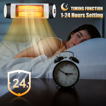 Load image into Gallery viewer, Gymax Wall-Mounted Electric Heater Patio Infrared Heater W Remote Control
