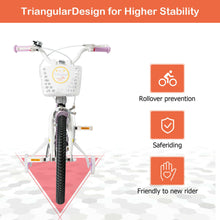 Load image into Gallery viewer, Gymax 18'' Kids Bike Toddlers Freestyle Adjustable Bicycle w Training Wheels