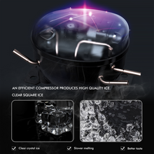 Load image into Gallery viewer, Gymax Portable Ice Maker 40Lbs24H Countertop Self-Cleaning with Ice Scoop and Basket