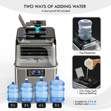 Load image into Gallery viewer, Gymax Portable Ice Maker 40Lbs24H Countertop Self-Cleaning with Ice Scoop and Basket