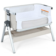 Load image into Gallery viewer, Gymax Baby Bassinet Bedside Sleeper w/Storage Basket & Wheel for Newborn